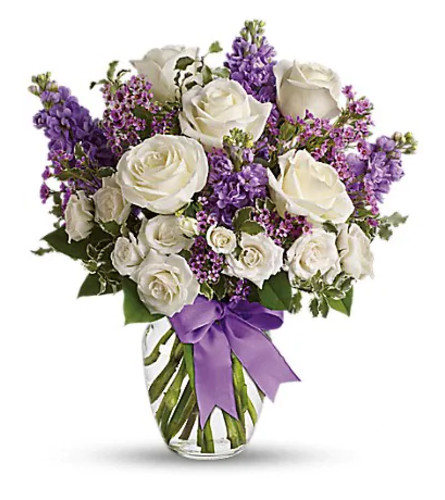 Lovely Lavender and White Bouquet