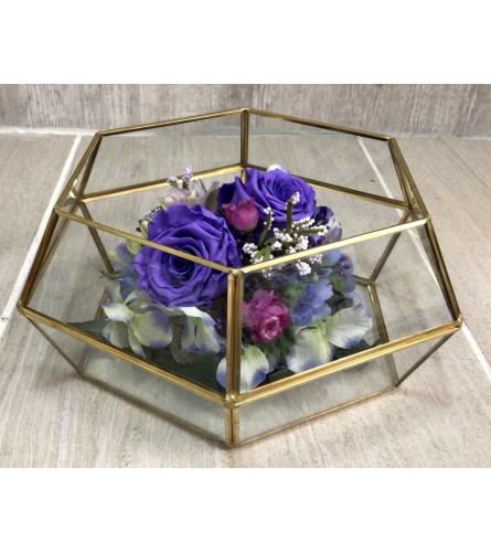 Everlasting Treasure (Preserved Roses). An arrangement by Roma Flowers and Gifts.