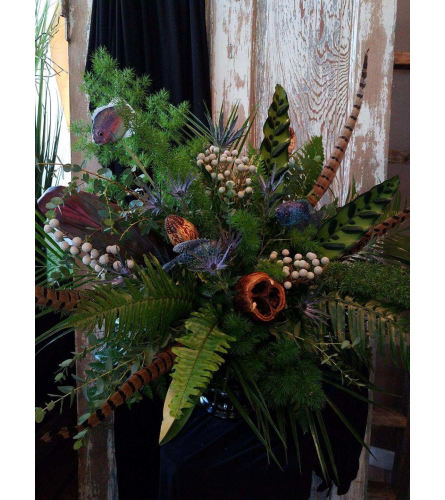 Back to Nature Urn. An arrangement by Appleblossoms.