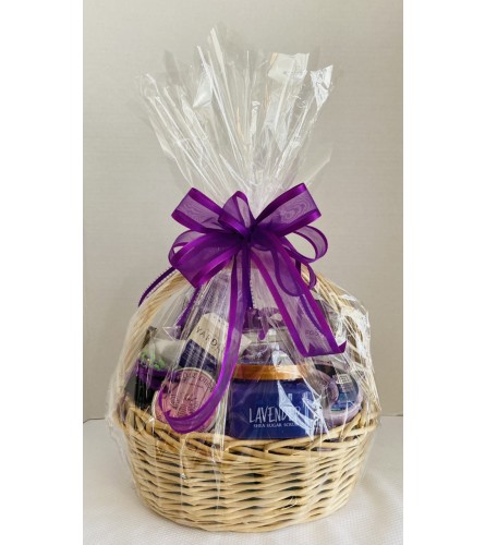 Lavender Spa Basket