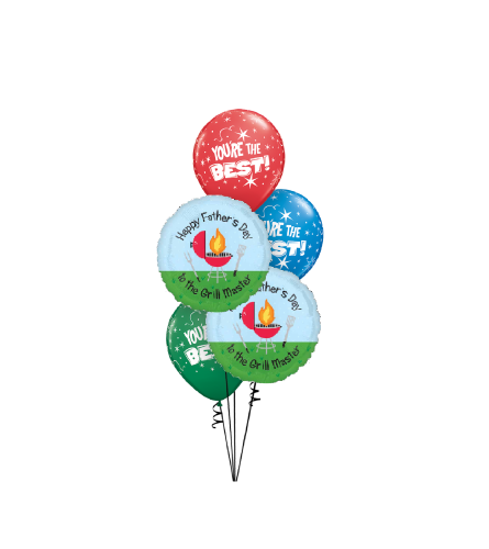 To The Grill Master Classic Balloon Bouquet