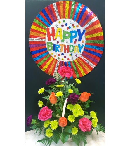 Birthday Bloomer. An arrangement by Grower Direct Acadia.