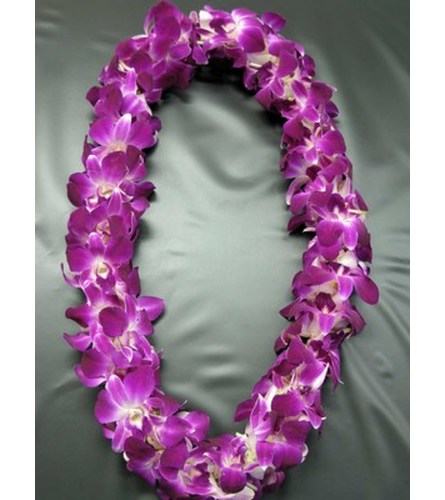 Double Purple Lei