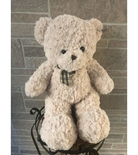 Cuddly Plush Teddy Bear - Deluxe. An arrangement by Consider the Lilies.