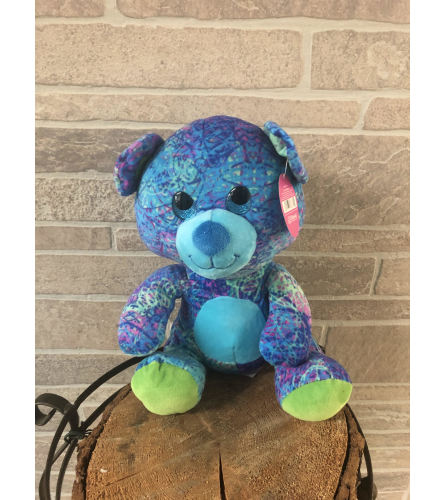 Plush Rainbow Bear