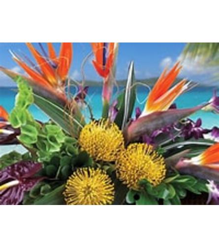 Tropical Flower Arrangement Designers Choice