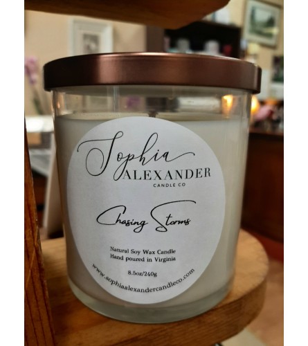 Sophia Alexander Tumbler Candle: Chasing Storms