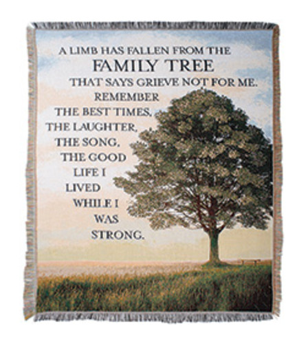 "Family Tree" Throw Blanket