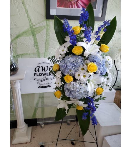 Ocean Spray. An arrangement by Awe Flowers.