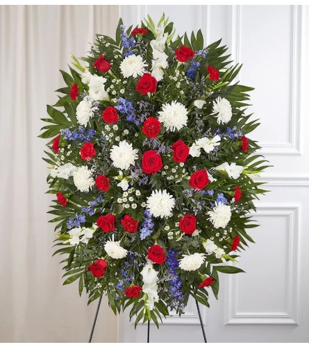 Patriotic Memories Standing Spray