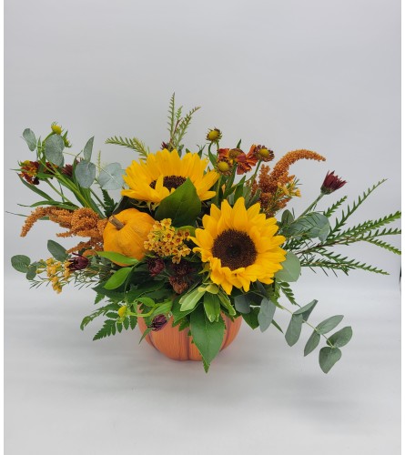 Sunflower Petals. An arrangement by The Garden Gate Gifts and Florals.