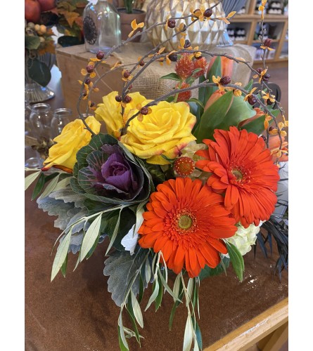 Bittersweet Blessings. An arrangement by Freshwater Farms.