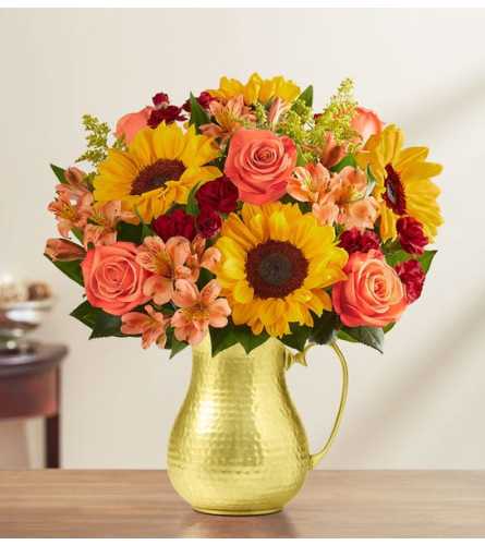 Golden Fall Sunset Bouquet