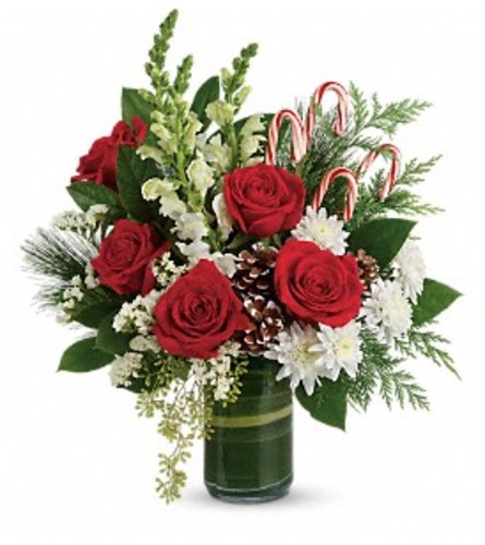 Teleflora's Festive Pines Bouquet