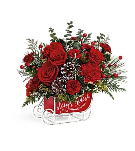 Teleflora's Vintage Sleigh Ride