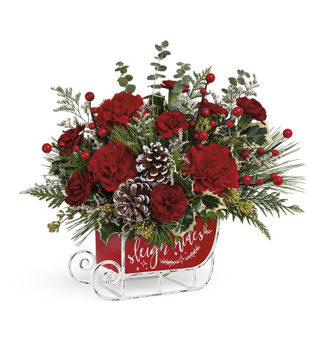 Teleflora's Vintage Sleigh Ride 2021