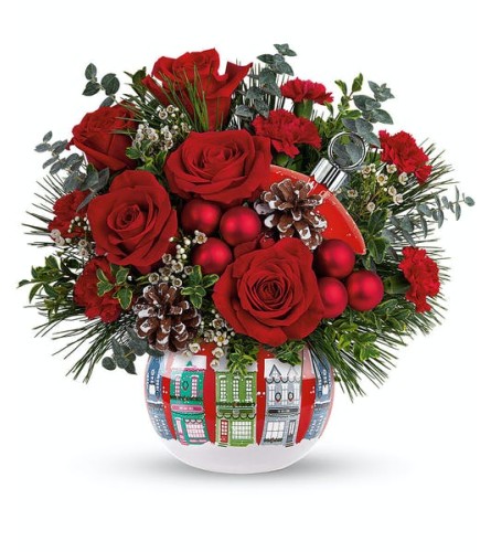 T21X400A Snowy Village Bouquet