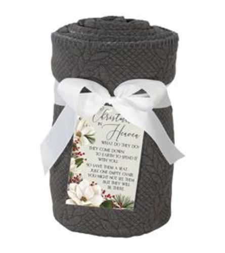 Throw Blanket- Christmas. An arrangement by The Flower Hut.