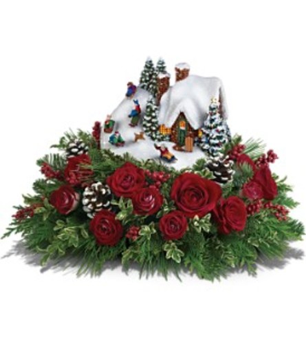 Thomas Kinkade's Sleigh Ride (Teleflora)