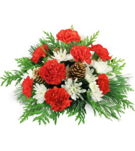 Joyful Greetings Centerpiece - Deluxe. An arrangement by Nicol Florist.