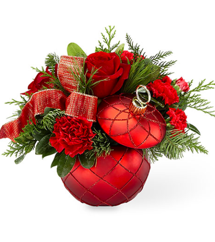 Red Ornament Bouquet