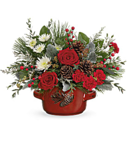 Teleflora Vintage Stoneware Bouquet