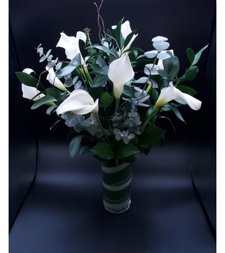 Adoring Calla White Bouquet