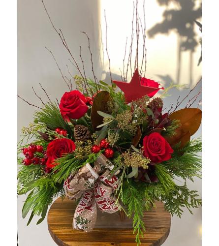 Christmas Bloom Box Red Designer's Choice