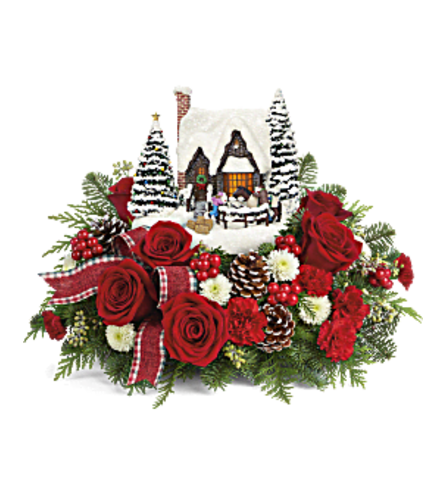 Thomas Kinkade's Warm Winter Wishes Bouquet 2021