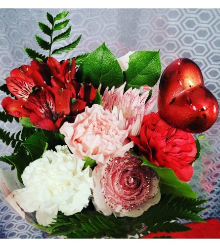FLOWER GRAM. An arrangement by A Loving Touch Florist.
