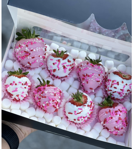 Dozen Drizzled Strawberries