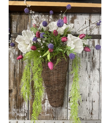 Garden Basket of Flowers