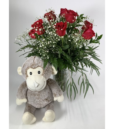 Rose monkey love