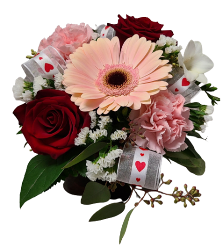Cherishing You. An arrangement by Harriet's Flower and Gift Shop.