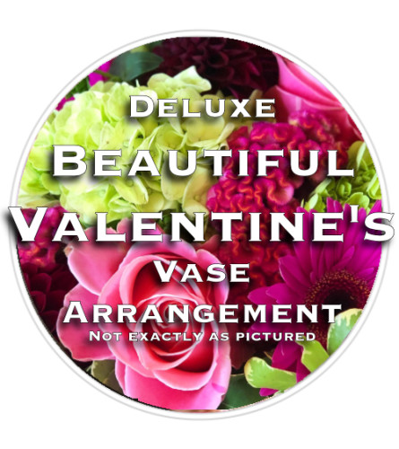 Valentine's Day Vase Arrangement