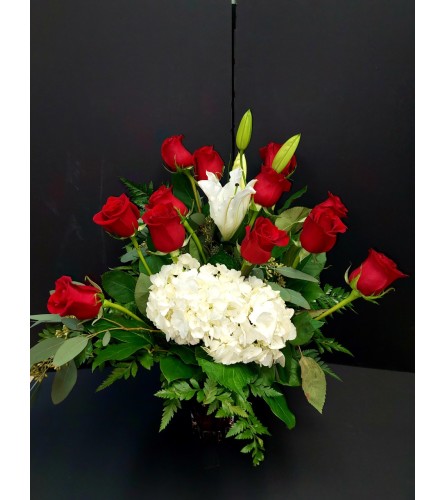 RUBY DAYS. An arrangement by Grower Direct Acadia.