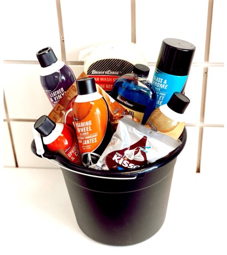 CAR CARE BASKET FOR HIM