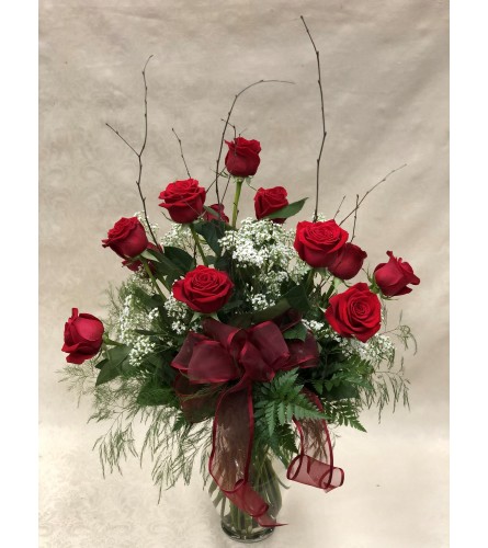 Dozen Premium Red Roses arranged READ DESCRIPTION FOR QUANTITIES