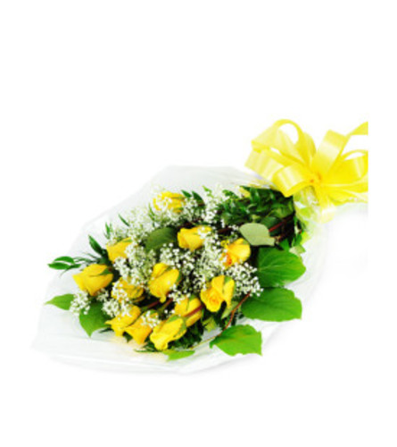 Beautiful Yellow Roses Wrapped READ DESCRIPTION FOR QUANTITIES