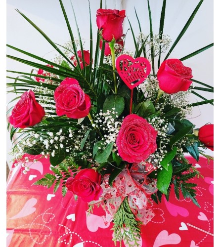 OUR PERFECT LOVE BOUQUET. An arrangement by A Loving Touch Florist.