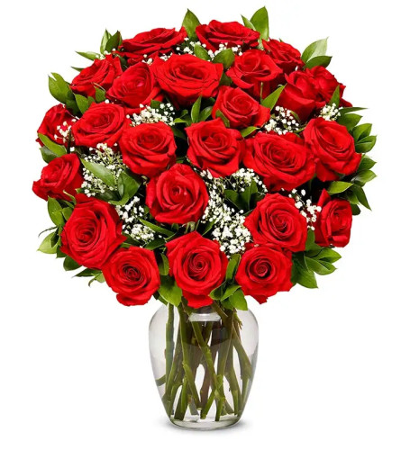 Dozen Red Roses w/ Premium Fillers!