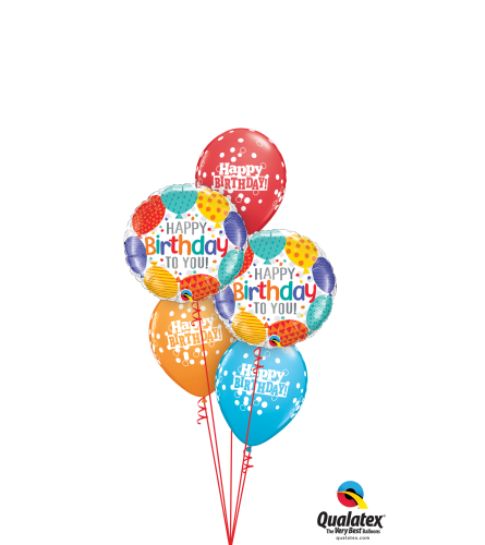 Happy Birthday To You Classic Balloon Bouquet