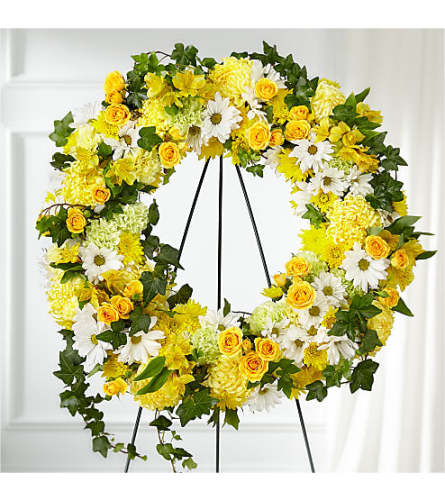 Golden Rememberance Wreath