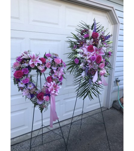 Pink Easel and Loving Heart