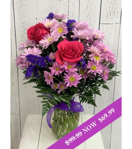 Happiest Thoughts. An arrangement by Red Rose Incredible Florist.