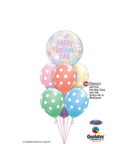 Lovely and Loved Bubble Balloon Bouquet