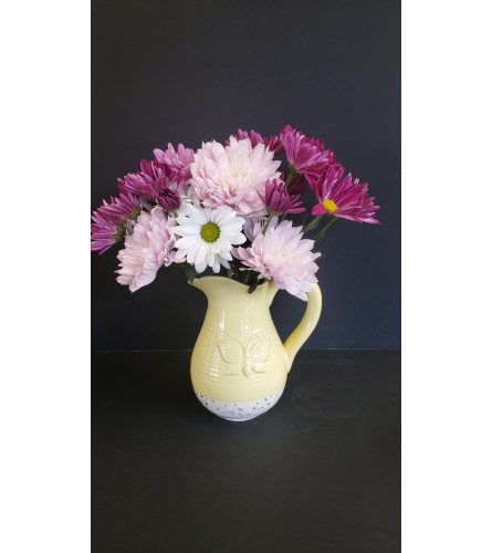 Pitcher for Mum. An arrangement by Thurston Flowers.