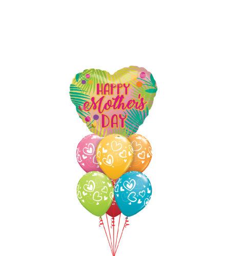 For Mom With Love Awesome Balloon Bouquet