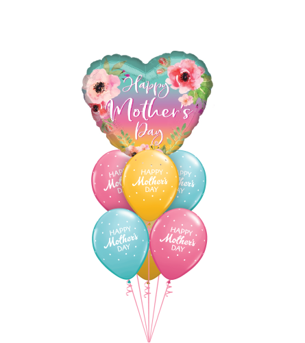 For a Wonderful Mom Awesome Balloon Bouquet