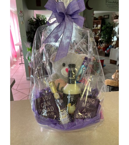 Pleasant Purple Gift Basket